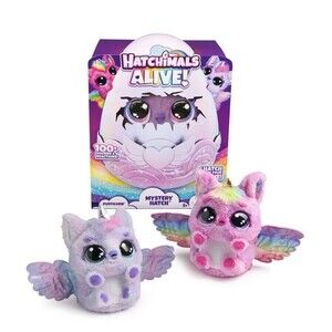 Hatchimals Alive Mystery Hatch Interactive Pufficorn with Mist, Lights & Sounds